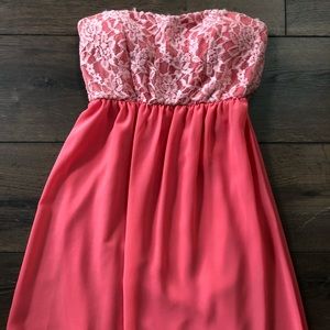 Coral Maxi Dress